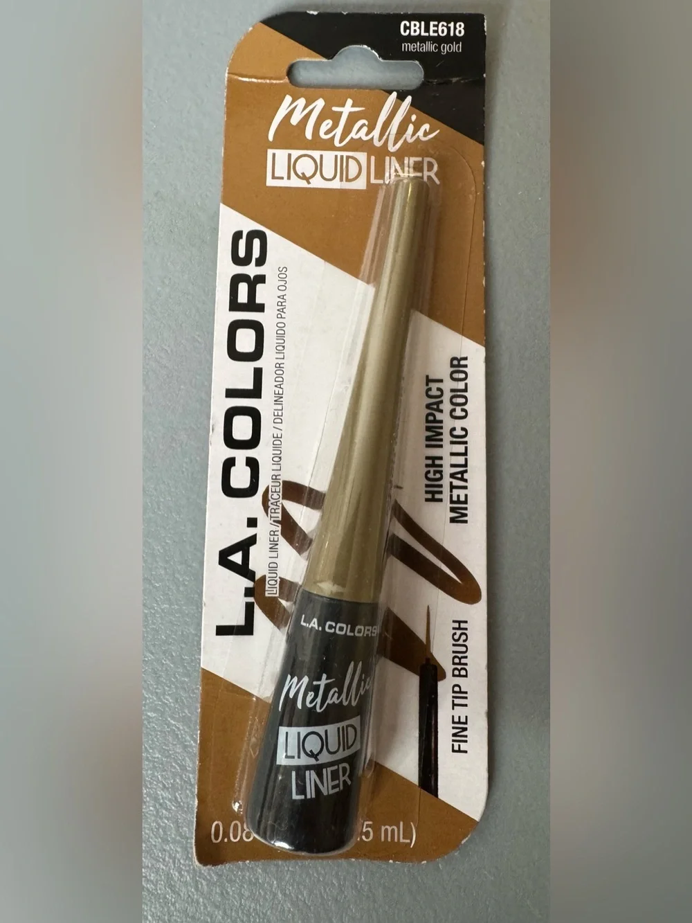 L.A. COLORS Metallic Liquid Liner - Gold